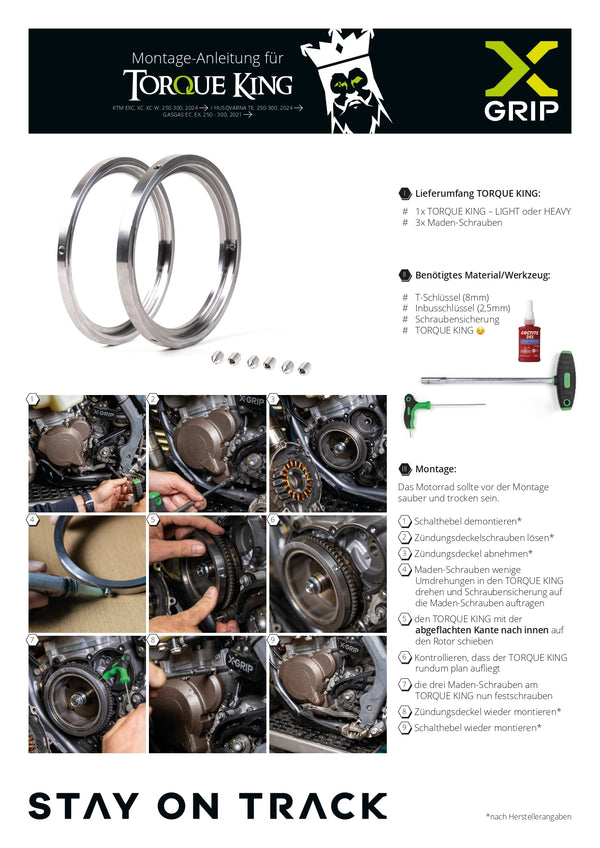 X-GRIP 飞轮配重 KTM / Husqvarna / Gas Gas