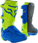 Fox 青少年款 骑行靴 Comp Youth Motocross Boots Yellow/Blue
