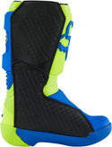 Fox 青少年款 骑行靴 Comp Youth Motocross Boots Yellow/Blue