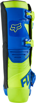 Fox 青少年款 骑行靴 Comp Youth Motocross Boots Yellow/Blue