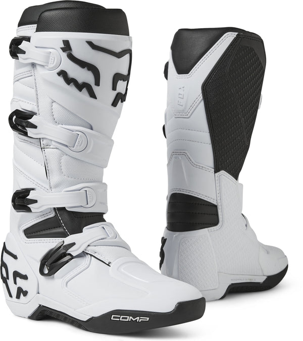 Fox 骑行靴 Comp Motocross Boots Black/White
