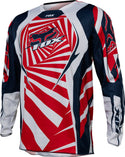 Fox 骑行衣 180 Goat Motocross Jersey Dark Blue/Red