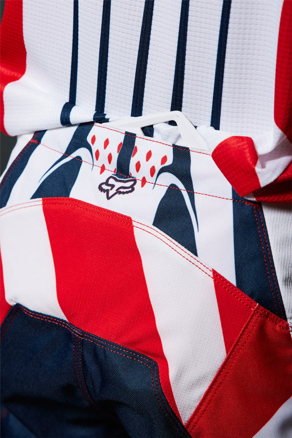Fox 骑行衣 180 Goat Motocross Jersey Dark Blue/Red
