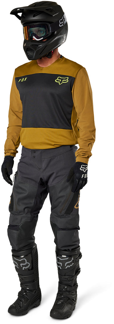 Fox 骑行衣 Defend Motocross Jersey Sand