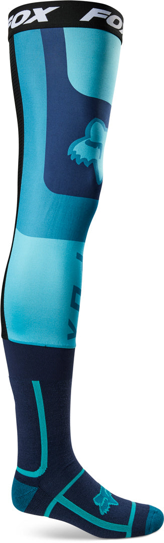 Fox 护膝 Flexair Knee Brace Motocross Socks Turquoise