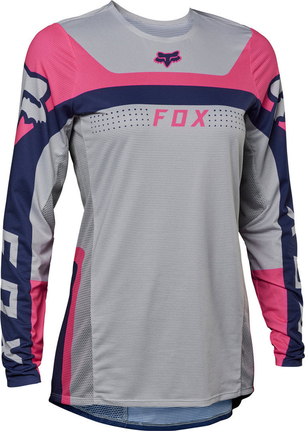 Fox 骑行衣 Flexair Efekt Ladies Motocross Jersey Blue/Pink
