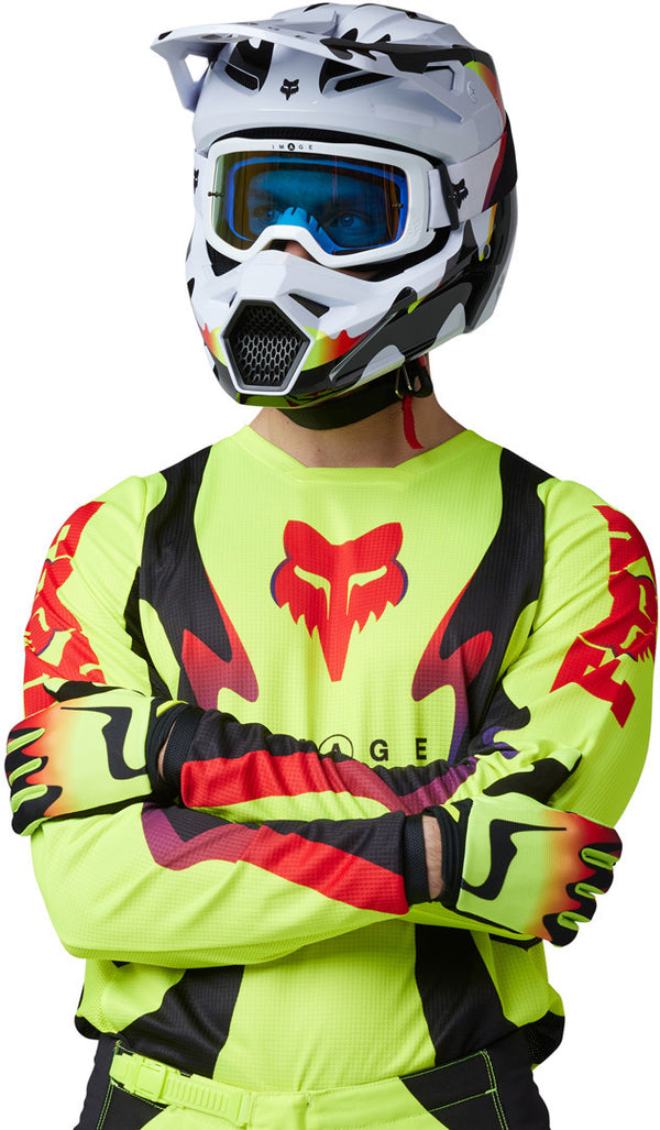 Fox 骑行衣 180 Kozmik Motocross Jersey Yellow