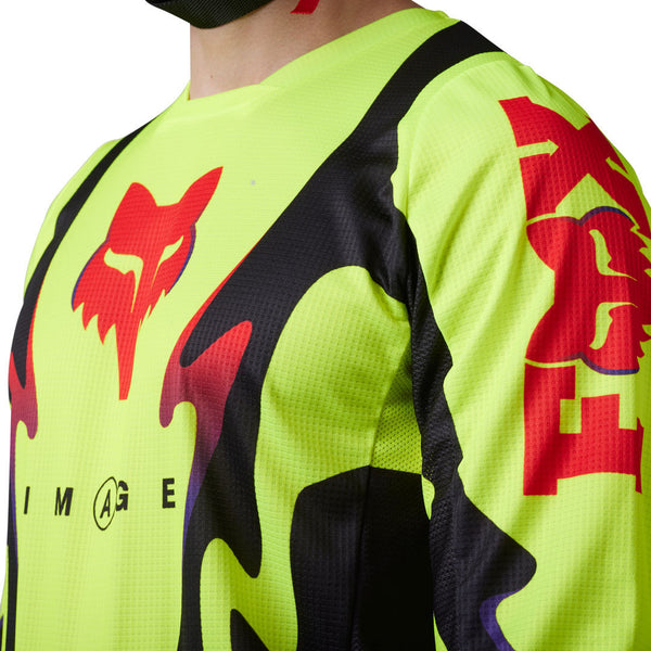 Fox 骑行衣 180 Kozmik Motocross Jersey Yellow