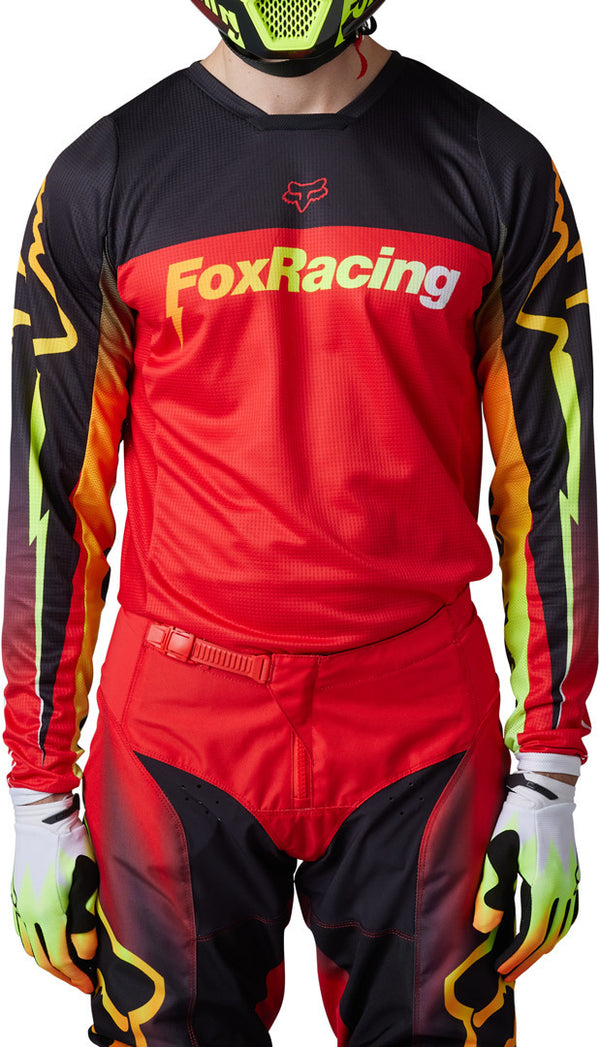 Fox 骑行衣 180 Statk Motocross Jersey Red