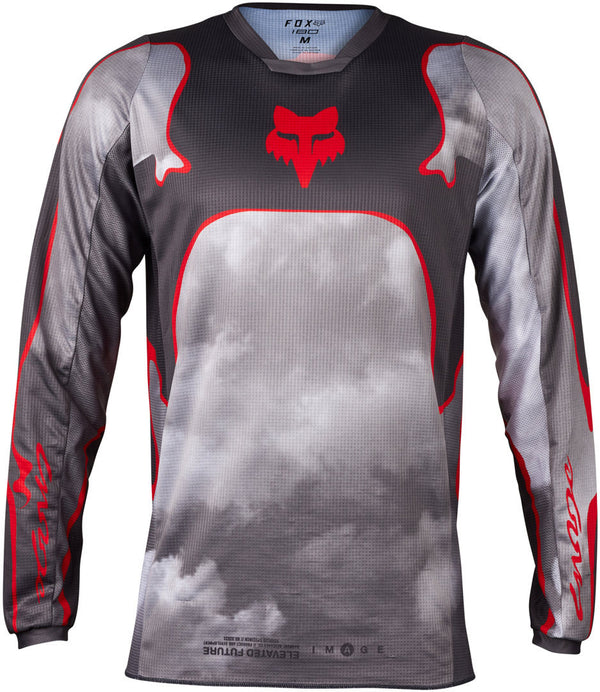 Fox 骑行衣 180 Atlas Motocross Jersey Grey/Red
