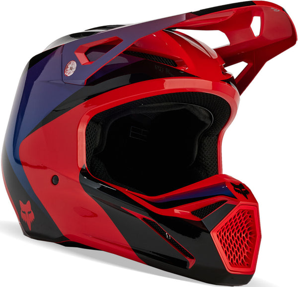 Fox V1 头盔 V1 Streak Mips Motocross Helmet Black/Red/Blue