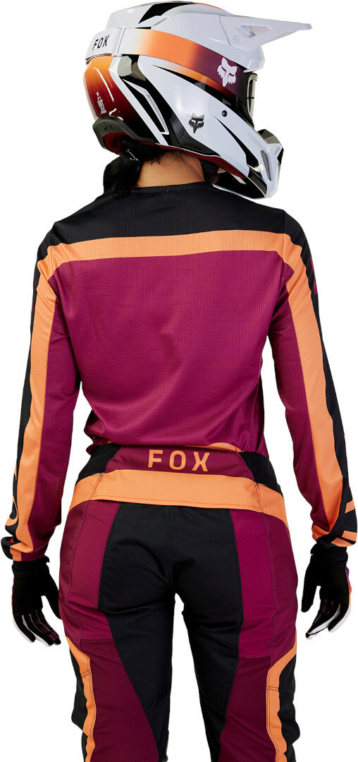 Fox 骑行衣 180 Ballast Ladies Motocross Jersey Black/Orange/Red