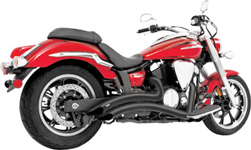 Freedom Yamaha Exhaust Radius Black Yamaha V-Star 950