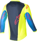 Alpinestars 青少年款 骑行裤 Kids Racer Graphic 1 Jersey Junior Fluorescent Yellow/Blue/Night Navy