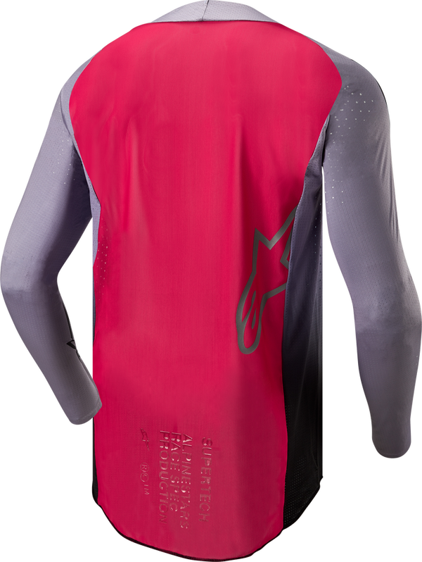 Alpinestars 骑行衣 Supertech Dade Jersey Men's Iron/Red Berry