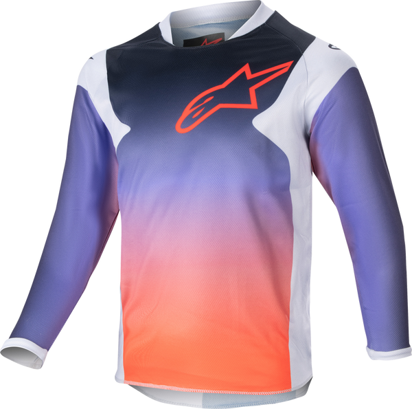 Alpinestars 青少年款 骑行裤 Kids Racer Graphic 1 Jersey Light Grey/Hot Orange/Black Junior