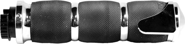 Avon 把套 Air Cushioned Grips Heated W/Throttle Boss Chrome