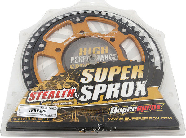 Supersprox 后链轮 Rear Stealth Sprocket ALU/STL 45T-530 GLD TRI