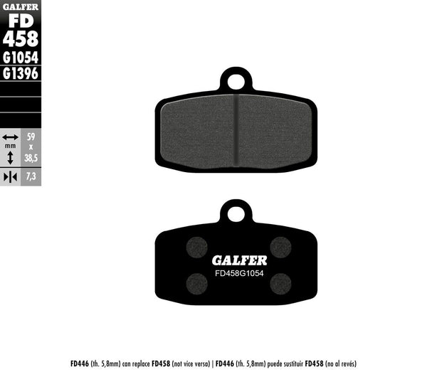 GALFER 刹车片 SEMI METALLIC FD458G1054