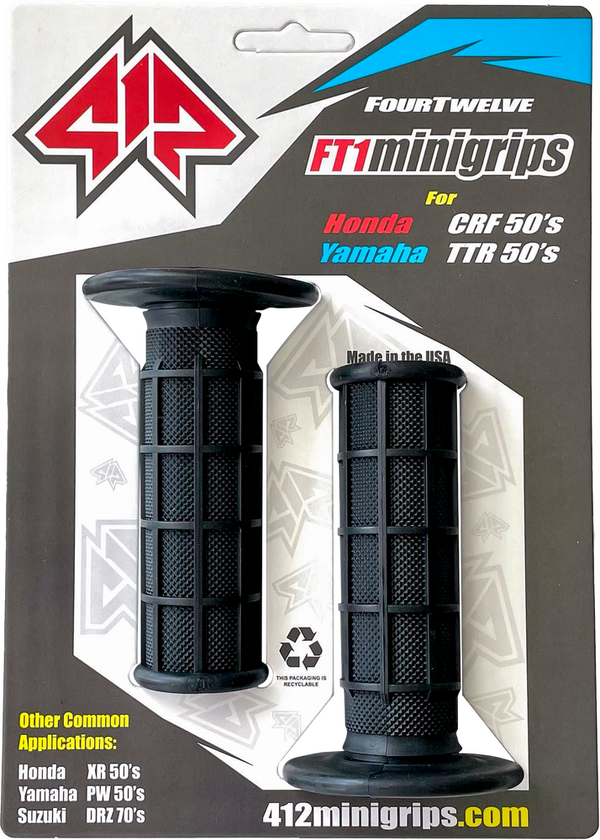 FOUR TWELVE 手把胶 Pee Wee/Pit Bike Mini Grips