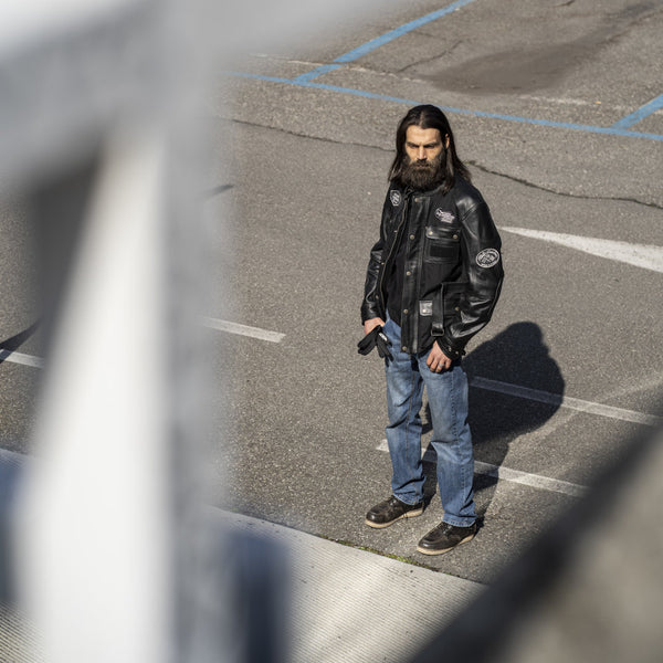 HolyFreedom Quattro TL motorcycle leather/textile jacket