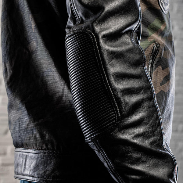 HolyFreedom Zero Camo motorcycle leather/textile jacket