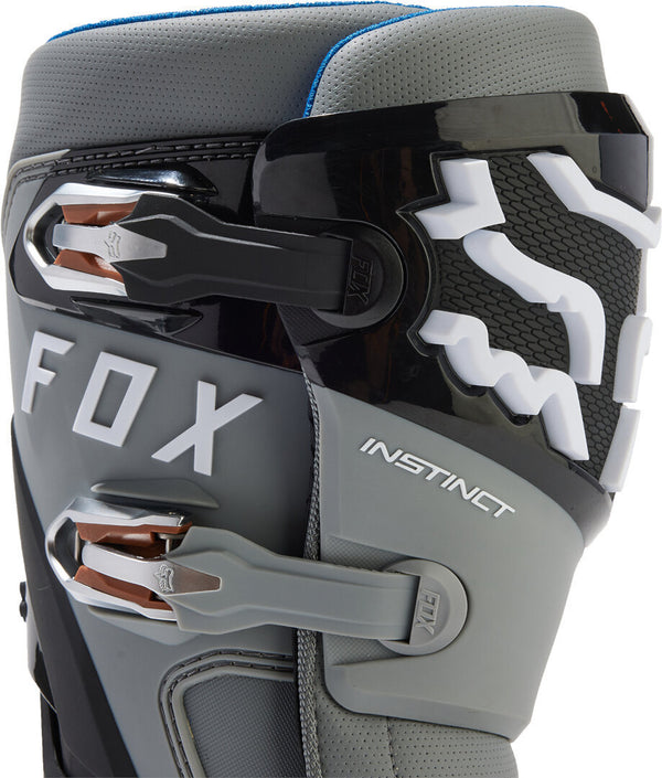 Fox 骑行靴 Instinct Motocross Boots Black/Gray