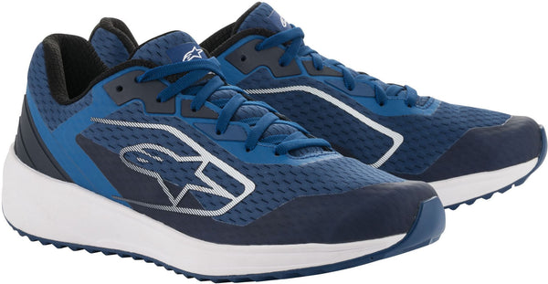 ALPINESTARS 骑行鞋 Meta Road Motorcycle Shoes Blue/White