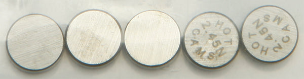HOT CAMS 发动机 VALVE SHIMS 7.48X2.45MM 5/PK