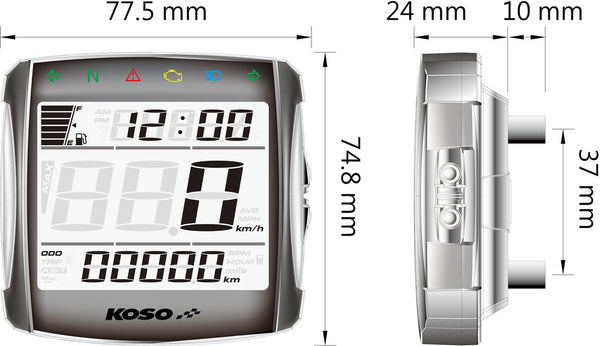KOSO 仪表 XR-01S Speedometer