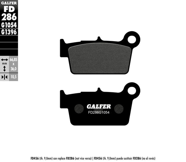 GALFER 刹车片 SEMI METALLIC FD286G1054