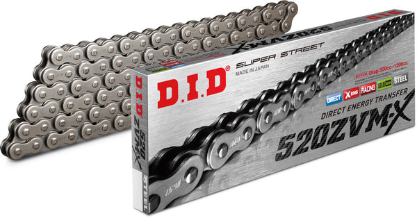 D.I.D 链条 SUPER STREET 520ZVMX 25' NATURAL