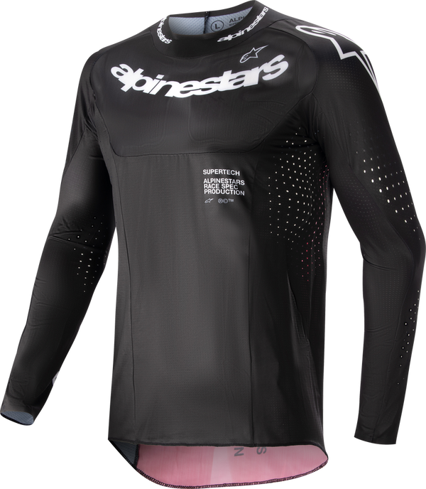 Alpinestars 骑行衣 Supertech Ward Jersey Men's Black/Red Berry