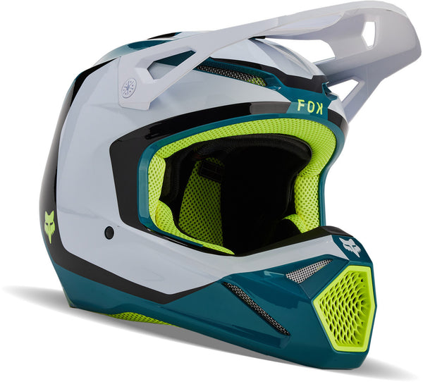 Fox V1 头盔 V1 Nitro Mips Motocross Helmet White/Teal/Black