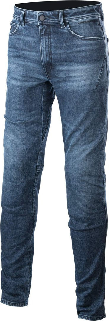 ALPINESTARS 骑行裤 Argon Slim Fit Denim Motorcycle Textile Pants Blue