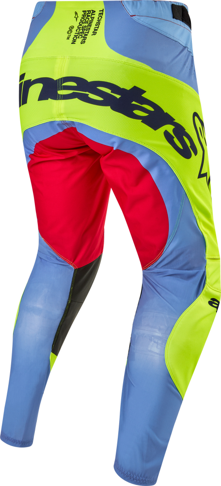 Alpinestars 骑行裤 Techstar Ocuri Pants Light Blue/Fluorescent Yellow/Red Berry