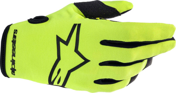 Alpinestars 手套 Radar Gloves Fluorescent Yellow/Black