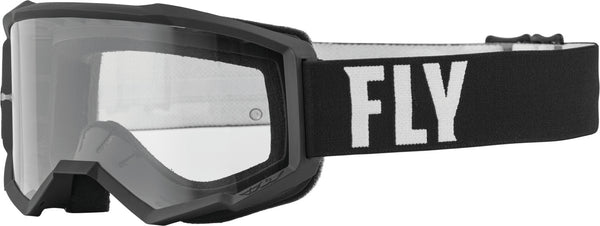 FLY RACING 风镜 Focus Youth Motocross Goggles Black/White