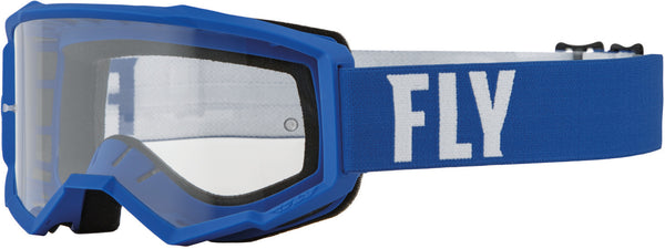 FLY RACING 风镜 Focus Youth Motocross Goggles Blue/White