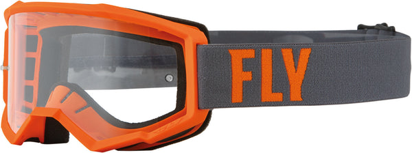 FLY RACING 风镜 Focus Youth Motocross Goggles Grey/Orange
