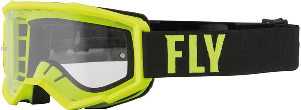 FLY RACING 风镜 Focus Youth Motocross Goggles Black/Yellow