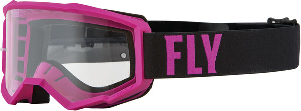 FLY RACING 风镜 Focus Youth Motocross Goggles Pink/Black