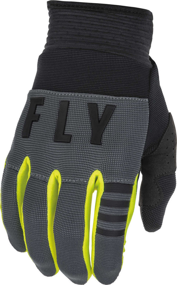FLY RACING 手套 F-16 Youth Motocross Gloves Black/Grey/Yellow