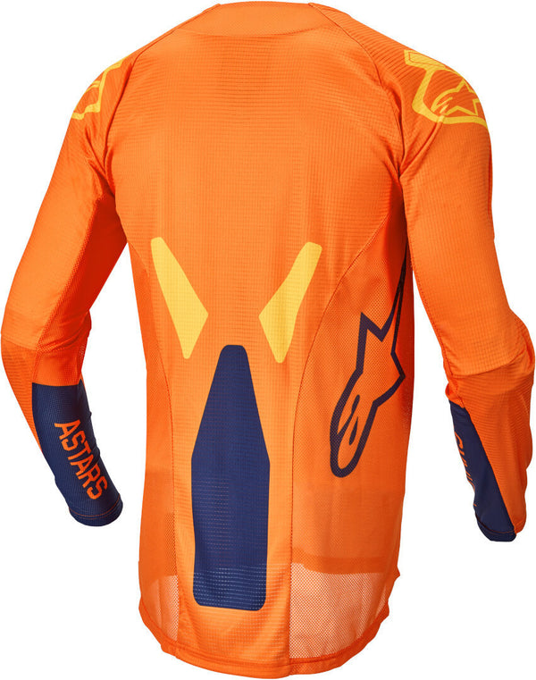 ALPINESTARS 骑行衣 Techstar Factory Motocross Jersey Orange/Blue