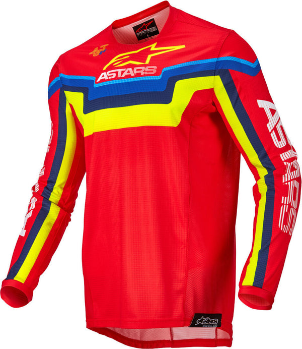 ALPINESTARS 骑行衣 Techstar Quadro Motocross Jersey Red/Yellow