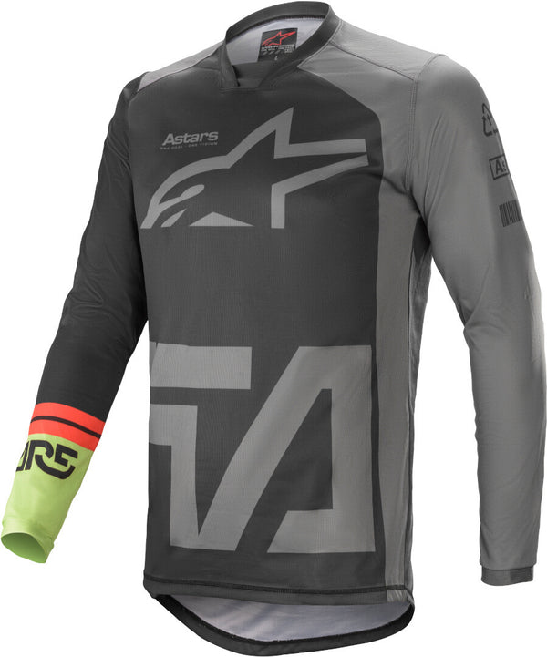 ALPINESTARS 骑行衣 Racer Compass Motocross Jersey Black/Grey