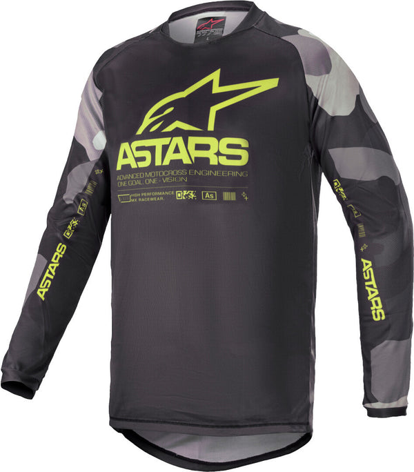 ALPINESTARS  Racer Tactical Youth Motocross Jersey Black/Yellow