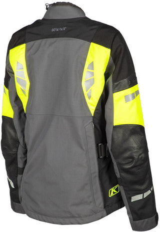 Klim Latitude Ladies Motorcycle Textile Jacket Dark Grey/Black/Fluo Yellow