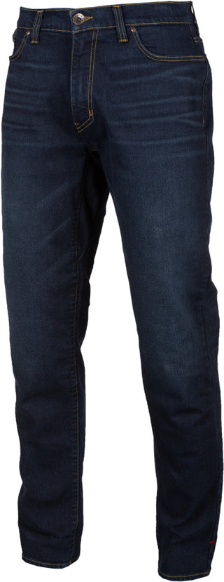 Klim K Forty 3 Tapered Stretch Denim Motorcycle Jeans Dark Blue