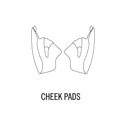 KTM C4 Cheek Pads